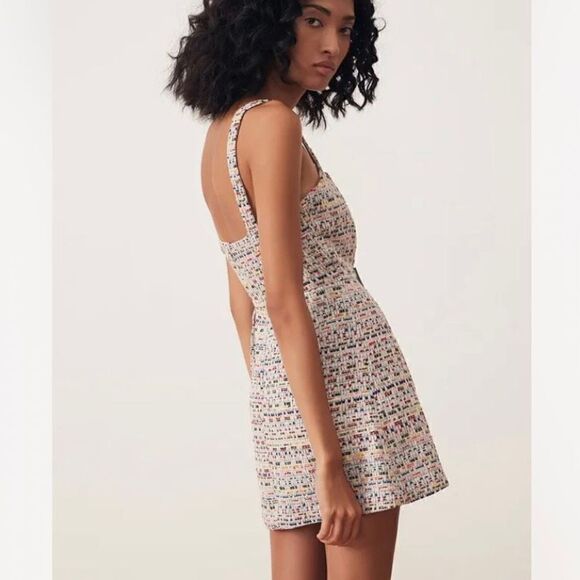 Song of Style Tweed Trina Mini Dress Size XS - Picture 2 of 12